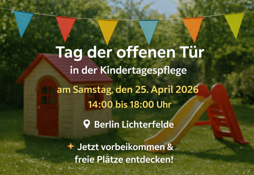 Tag der offenen Tür am 25. April